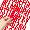 Yousheng 500 Pcs Letter Stickers 2 Inch Self Adhesive PVC Stickers Waterproof Alphabet Decals Mailbox Numbers Labels for Water Bottle Classroom Car