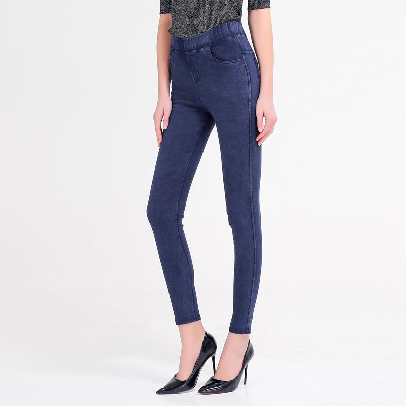 Женские джинсовые легинсы