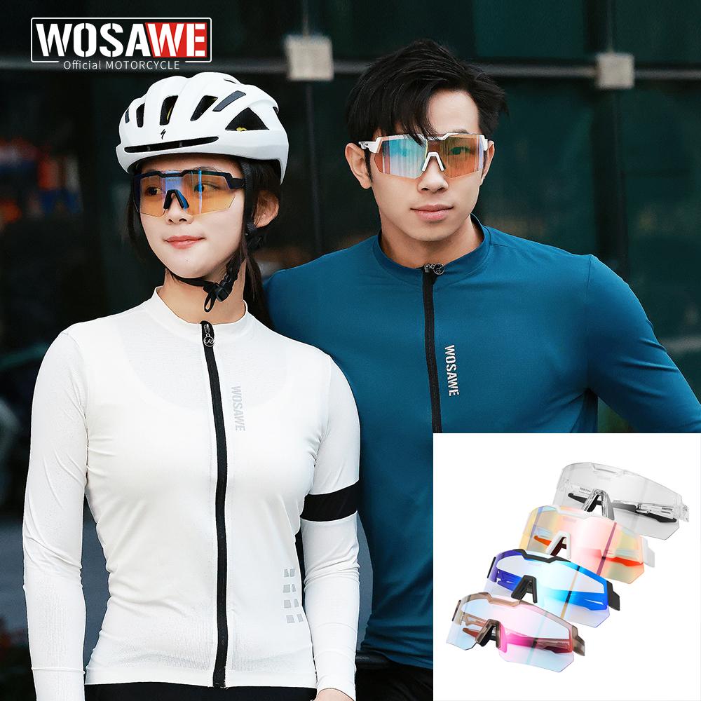 Wosawe Солнцезащитные очки для езды по бездорожью, спортивные очки TR90, 100% УФ, очки для шоссейного велосипеда MTB