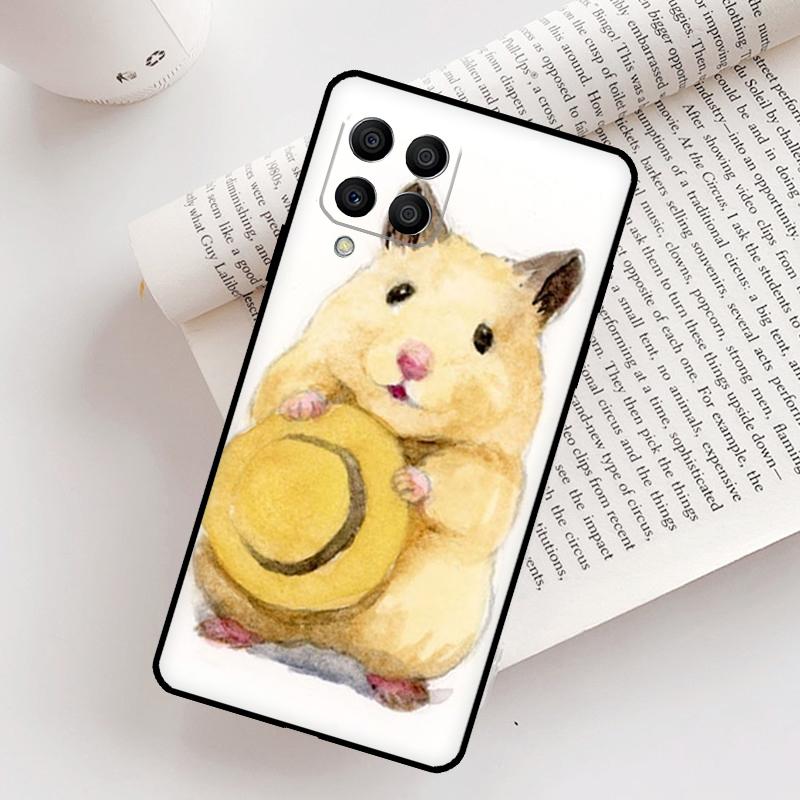 Художественный чехол с хомяком для Samsung Galaxy M12 M56 M06 M32 M52 M35 M55 M15 M11 M13 M14 M16 M36 M31 M53 M34 M54