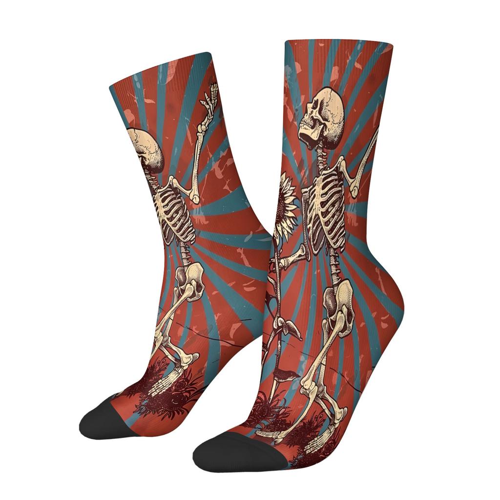Мужские и женские носки: Носки с 3D-цифровой печатью, Спортивные носки, Бесшовные носки до середины голени с термопереносом