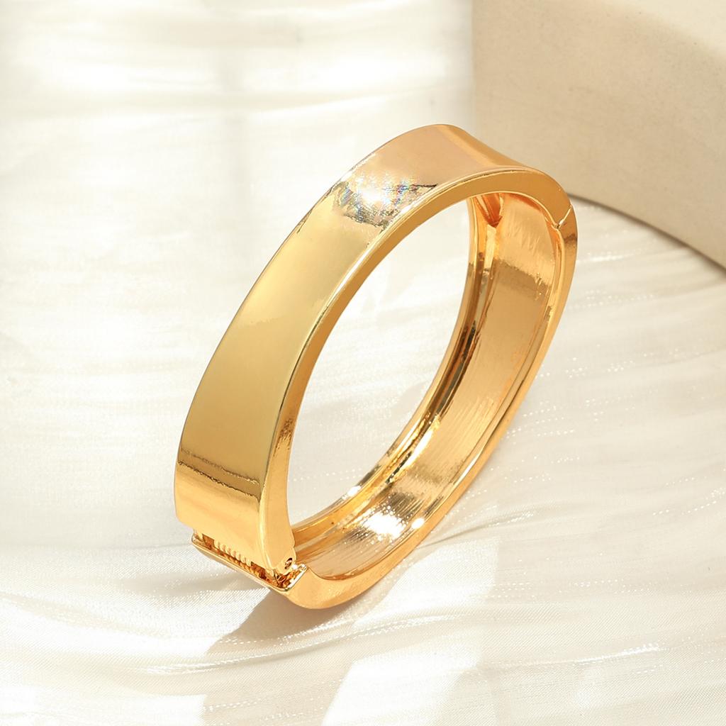 Браслет INS Минималистичный Неправильная Волна Ювелирные Изделия Металлический Глянцевый Браслет Женские Ювелирные Изделия