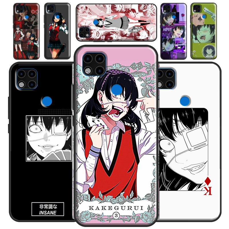 Ikishima Midari Kakegurui аниме Funda для Xiaomi Redmi Note 10S 9S 8T 9 Note 10 Pro Note 11 Pro Redmi 9C 9A 9T мягкий чехол