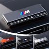 BAGG9 Car Sticker Aluminium Alloy Car Temporary Parking Card Phone Number Plate For BMW M Emblem M3 M5 X1 E46 E36 E34 F10 E90 F30 E60