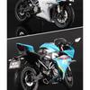 Металлическая гоночная модель мотоцикла CFMOTO 250SR масштаба 1/12, высококачественный сплав, миниатюрная игрушка, симуляция, литая под давлением детская машинка, подарки на день рождения для детей