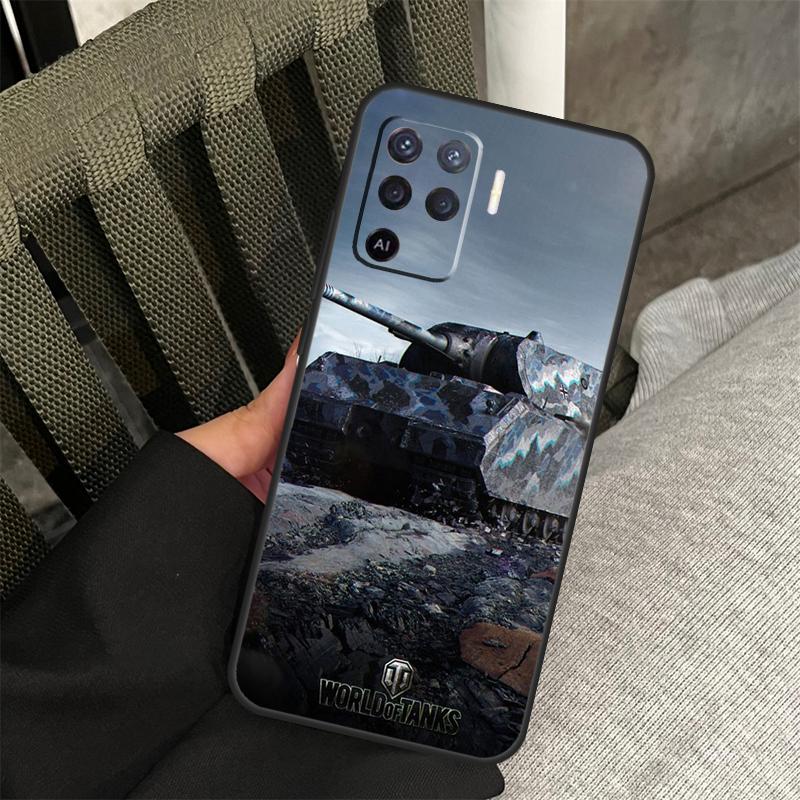 Кейс World Of Tanks для OPPO A78 A77 A17 A15 A52 A72 A91 A93 A5 A9 A54 A74 A94 A53s A54s A57s A16 A76 A96
