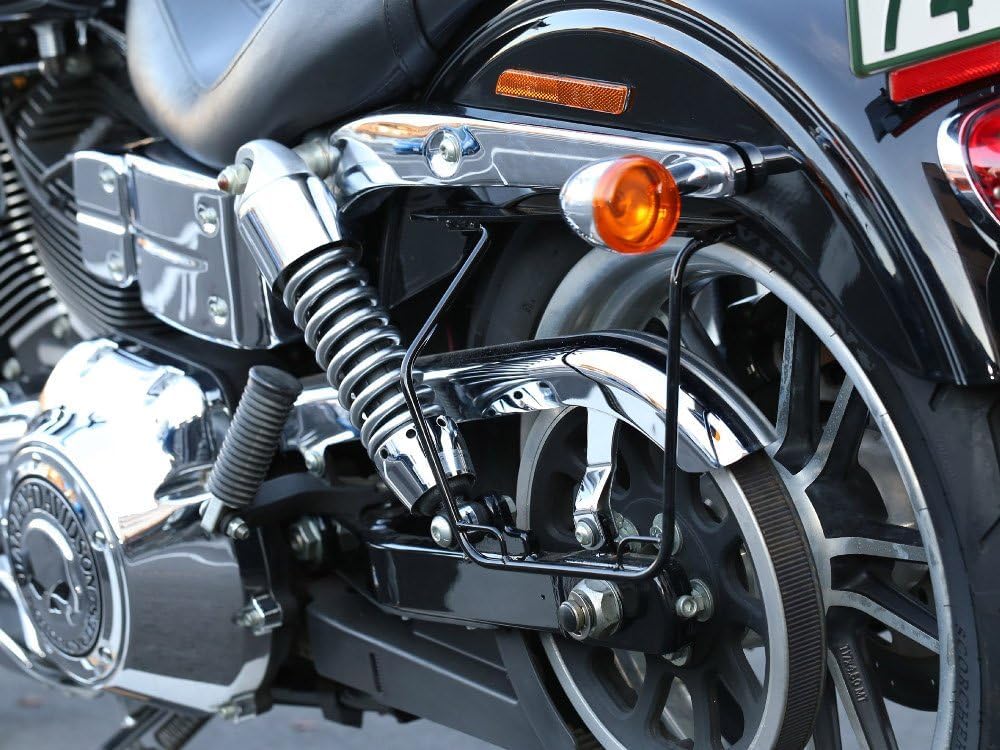 Подседельная сумка Kijima Bike Parts, стальная, может использоваться с типом DHW FXDL для левой стороны, черного цвета ('06-'17) Все в одном HD-08009
