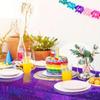 1/2/3PCS Laser Tablecloth Disposable Glitter Aluminum Foil Rectangular Tablecloth Wedding Birthday Party Christmas Decoration