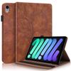 Чехол для iPad Mini 7 Case 8.3" Тисненое дерево PU Кожаная Flip Cover для Funda IPad Mini 2024 Чехол для 7-го 6-го Поколения Mini