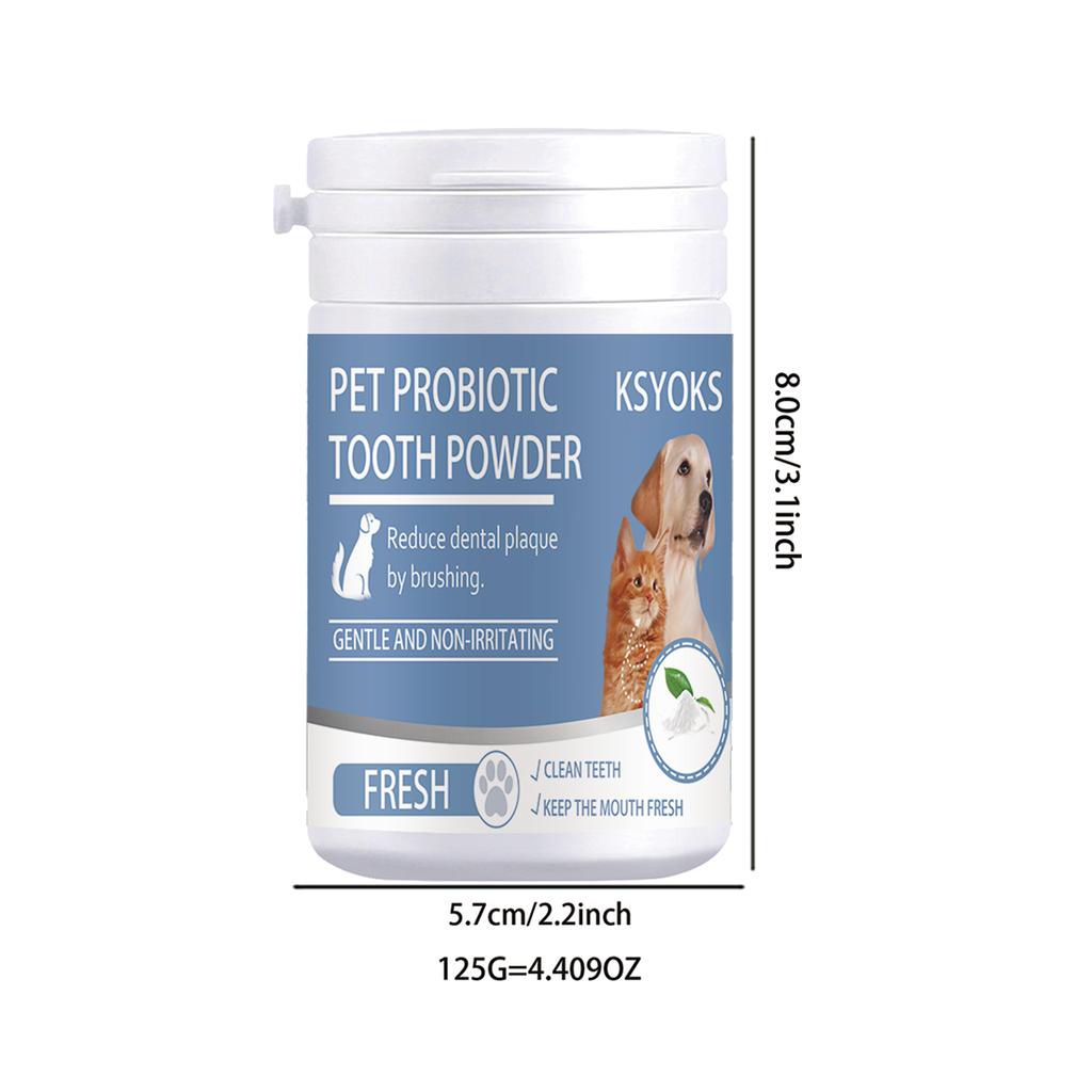 Зубной порошок для домашних животных может мягко очищать зубной налет у собак и кошек без раздражения.