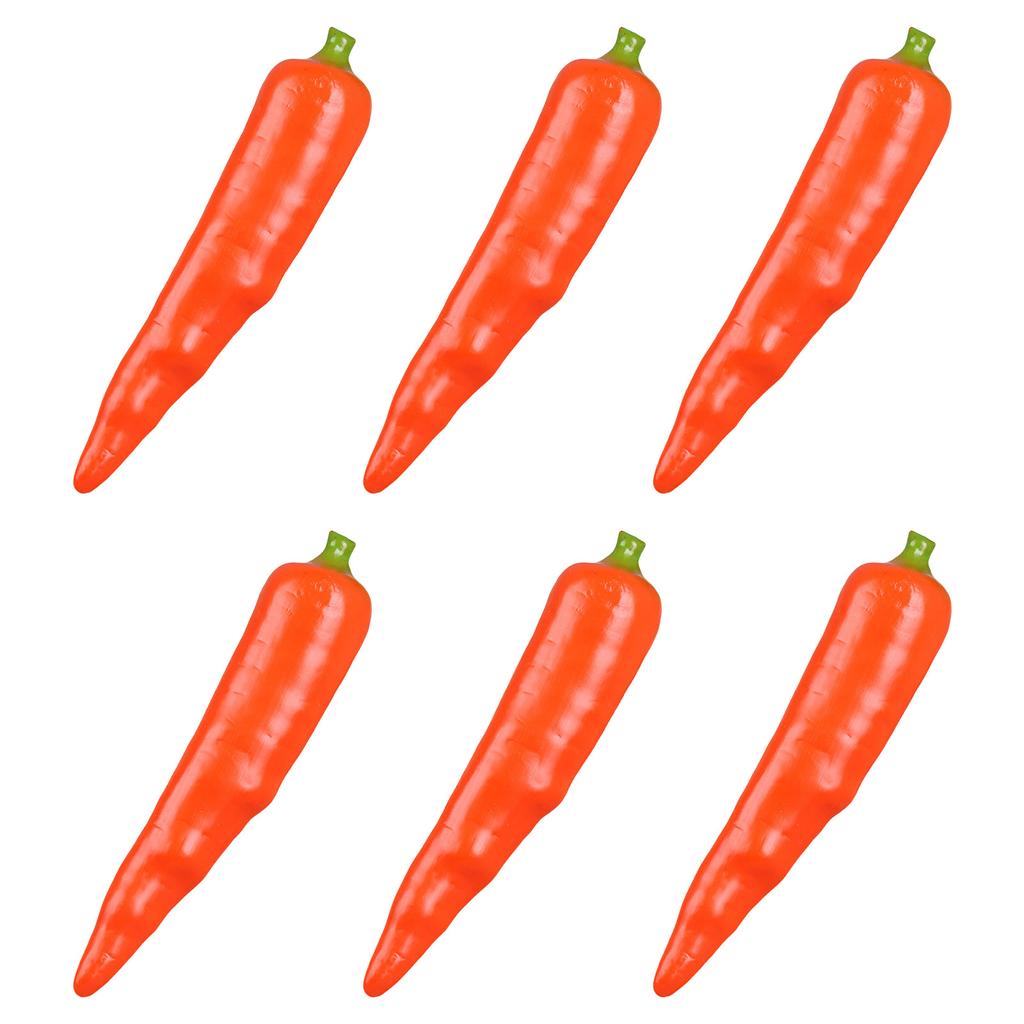 6Pcs Realistic Simulation Vegetable Models Artificial Vegetable Toy Kitchen Vegetable Decoration for Display Photography