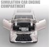Для модели Lexus Mini Car Diecast Alloy Sound Light Pull Back Car Model Toy Toy Car Gift Present (Внедорожник LX570) 1/32 и