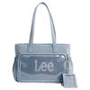 New Lee PVC Shoulder Bag Women's Dark Denim Blue/Light Denim Blue LE240111M