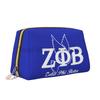 Zeta Phi Beta Принт Большая косметичка Кожаная Женская Дорожная косметичка Сумка для туалетных принадлежностей Косметички Портативная Многофункциональная сумка для хранения Подарок