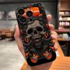 Чехол для телефона с узорами в стиле Хэллоуин (черепа) Для IPhone 17 Pro Max 15 Pro 16 14 Plus 12 13 Mini 11 Pro Ударопрочный Мягкий чехол