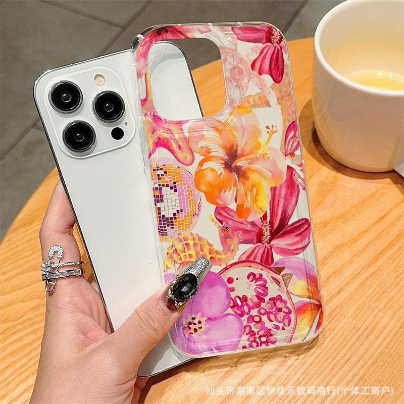 Яркая лилия для чехла на телефон Apple 14/17 iPhone13promax мягкий 12/11 подушка безопасности противоударный 15