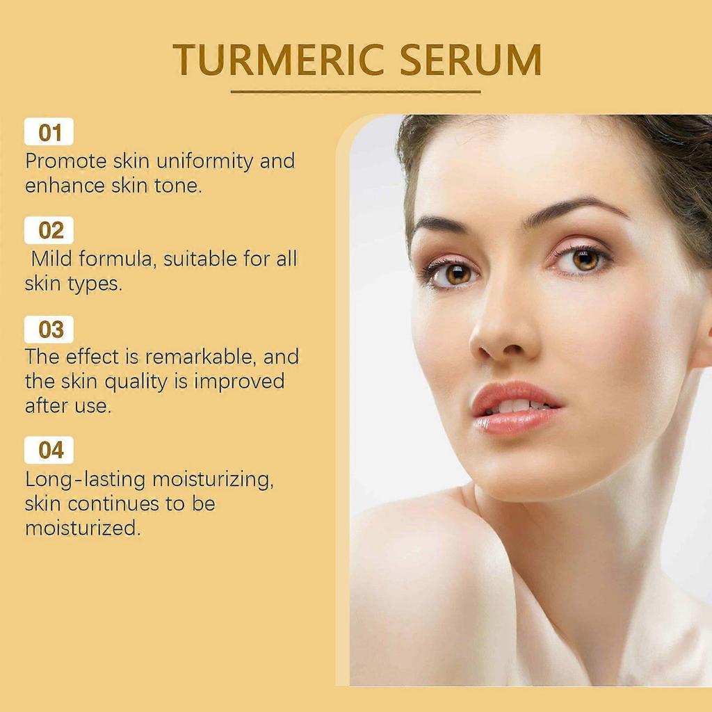 Limited time!!Ouhoe Turmeric Essence Serum - Improves Skin Condition, Repairs Dullness, Hydrates And Moisturizes, Turmeric Essence