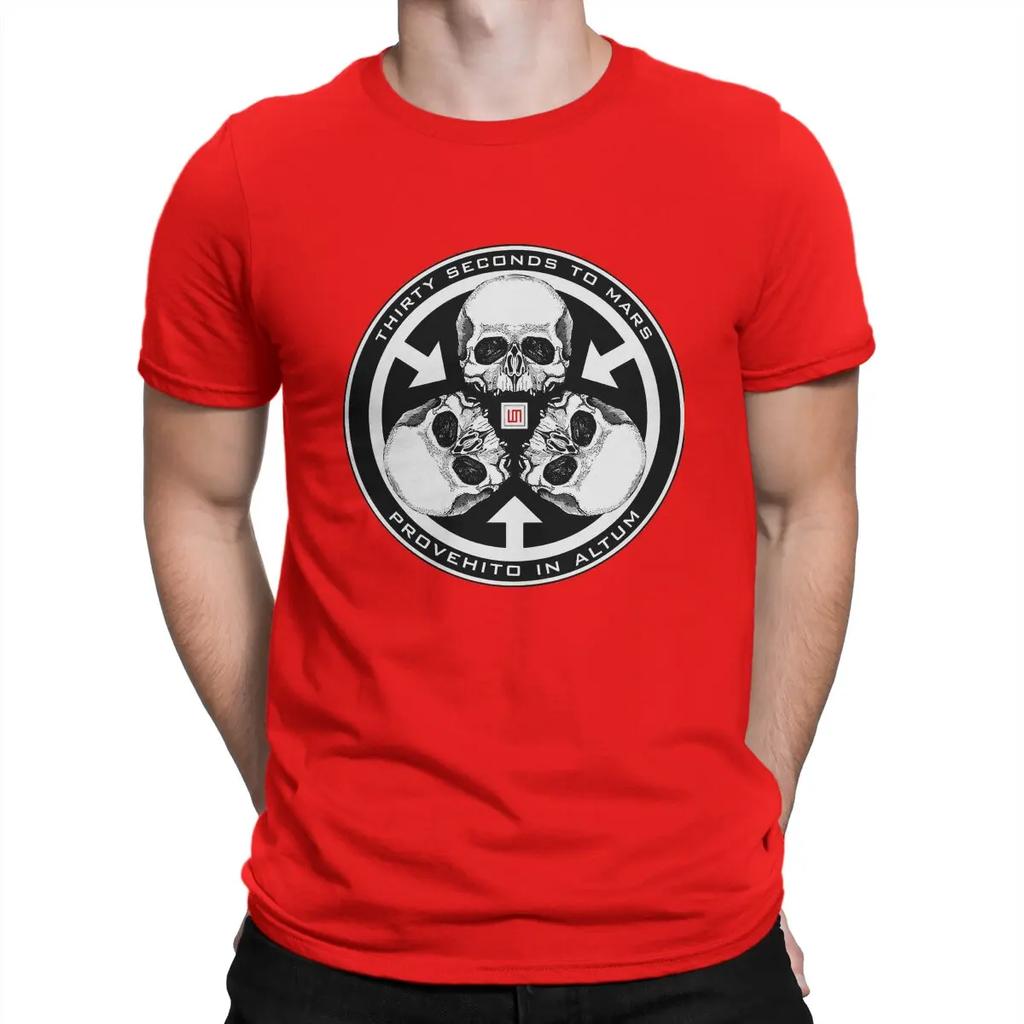 30-30 Seconds To Marss Creative TShirt for Men Music Round Collar Pure Cotton T Shirt Personalize Birthday Gifts OutdoorWear
