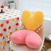 Creative Gift PP Cotton Heart Plush Pillow Heart Shape Fluffy Soft Pillow 30cm Soft Stuffed Pillow Valentines Day
