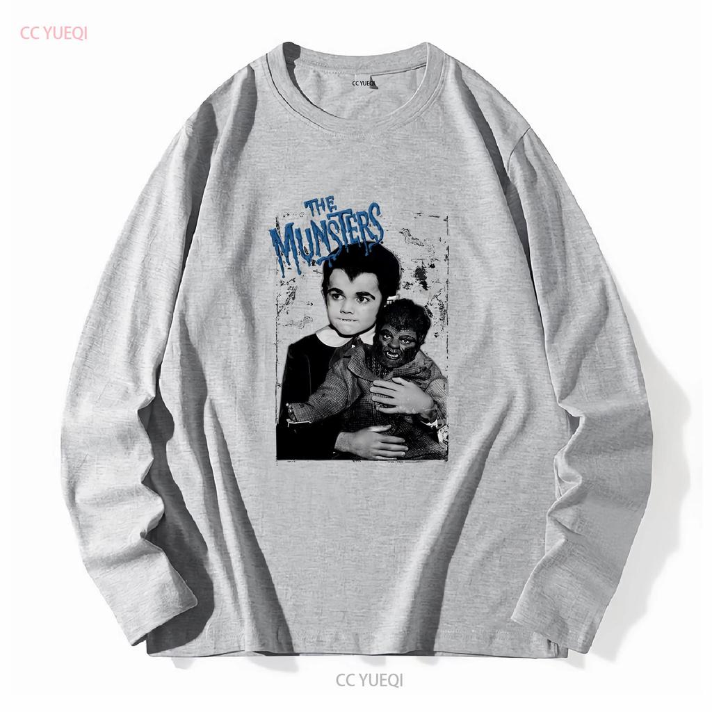 Eddie Munster T Shirt long or short sleeves vintage Washed Slightly Breathable streetwear Versatile Soft Stylish Comfortable