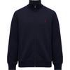 Polo Solid Color Pony Embroidered Zip-Up Long Sleeve Jacket Men Jackets Blue 710881509-002