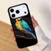 Animal Macaw Parrot Colourful Mobile Phone Case for IPhone 17 AIR 16pro Max 15 14 13 12 11 Bumper Cover