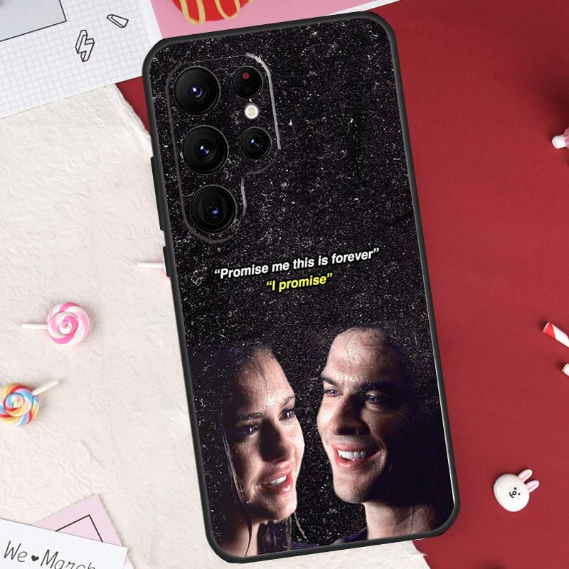 Чехол Damon Salvatore из Дневников вампира для Samsung Galaxy S26 Ultra S20 S21 S22 S23 S24 S25 Ultra S10 Plus S25 FE Защитный корпус