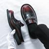 Модные мужские лоферы Роскошный бренд Кожаные туфли Дышащие слипоны Однотонные Формальные Повседневные туфли Ручной работы Дизайнерские мужские туфли Мокасины