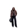 Coffee Imitation Fur Jacket Street Fashion Wear Style Environmental Protection Fur Temperament Trendy Women