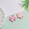 100Pcs Colorful Flowers Resin Flatback Slime Charms Cabochons Embellishments for Hairclips Phone Case Shoes Scrapbooking Decor