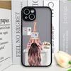 Модный Чехол для Телефона Городская Девушка для Samsung Galaxy A36 A56 A55 A54 A53 A52 A51 A50 A15 A14 5G Красивые Женщины Ударопрочный Жесткий Чехол