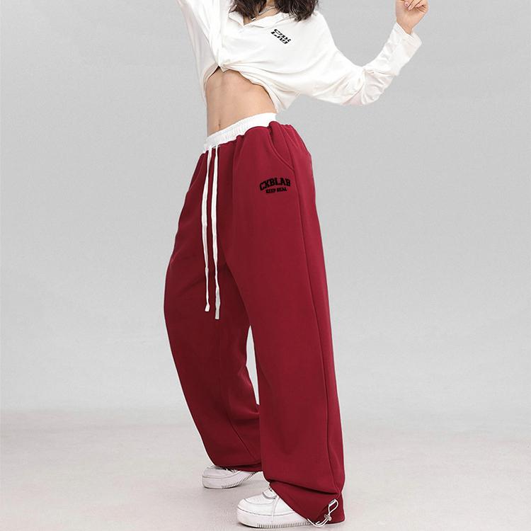 Женские винтажные спортивные штаны, повседневные брюки с парашютом в корейском стиле, лоскутные спортивные штаны в стиле хип-хоп, уличная одежда, брюки Kpop