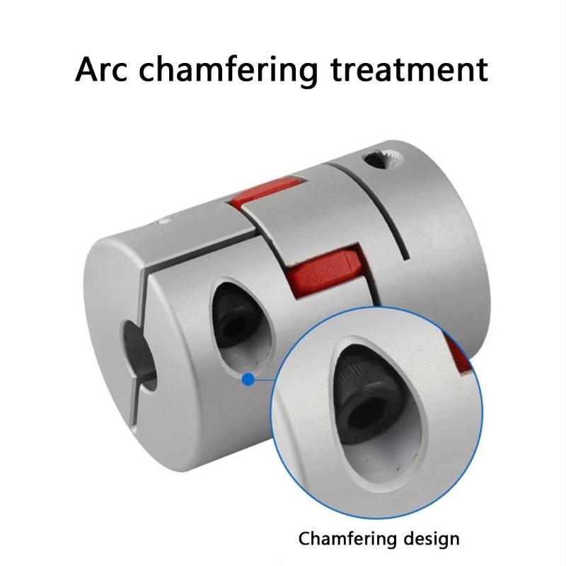 Алюминиевая гибкая муфта Муфта вала шагового двигателя Гибкие муфты вала для стабильности крутящих моментов в морской технике