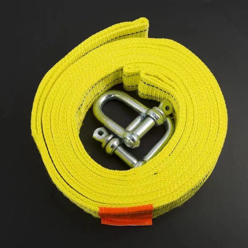 Tow Rope Strap Bar Off Road Accessories Loop Hook Car Trailer Towbar Machine Direct China Shackle Cargo Tie-Down Belt Syntheti