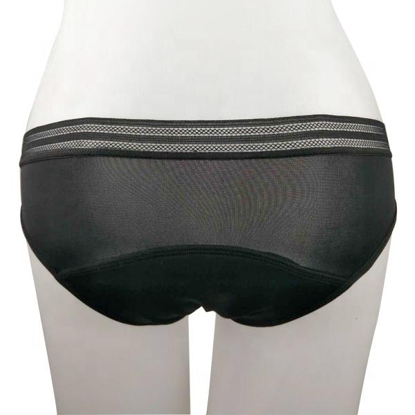 Shanhao OEM Menstrual Culottes 4-Layer Absorbency Leakproof Panties PFAS-free Organic Cotton Period Underwear for Women