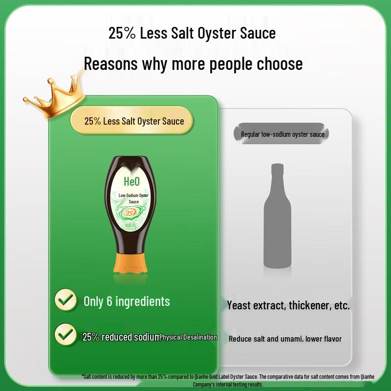 Qianhe 0-Additives Reduced-Sodium Oyster Sauce