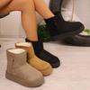 Autumn new large size women's casual and comfortable European and American style fashion outer wear warm boots