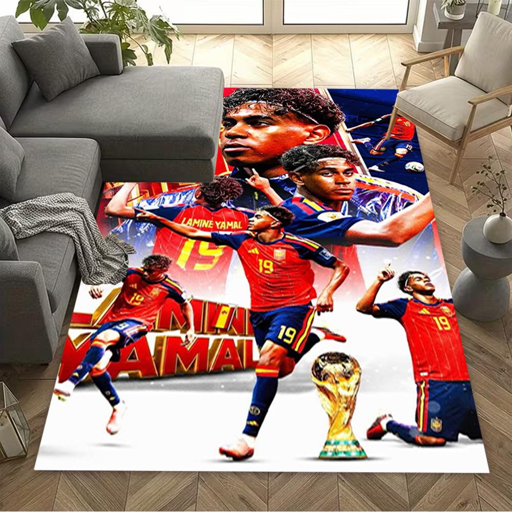 Yamal's Barcelona's Yamal Scores Big Floor Mat Suitable for Hallway Dining Room Entryway Balcony Anti-slip Rug Decorate Offices Perfect Gift fo