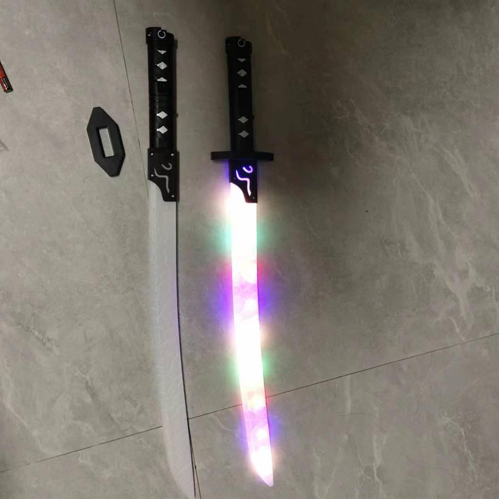 Men's & Children's Telescopic Seven-Color Laser Sword - Flashing Light for Street Vending & Night Markets