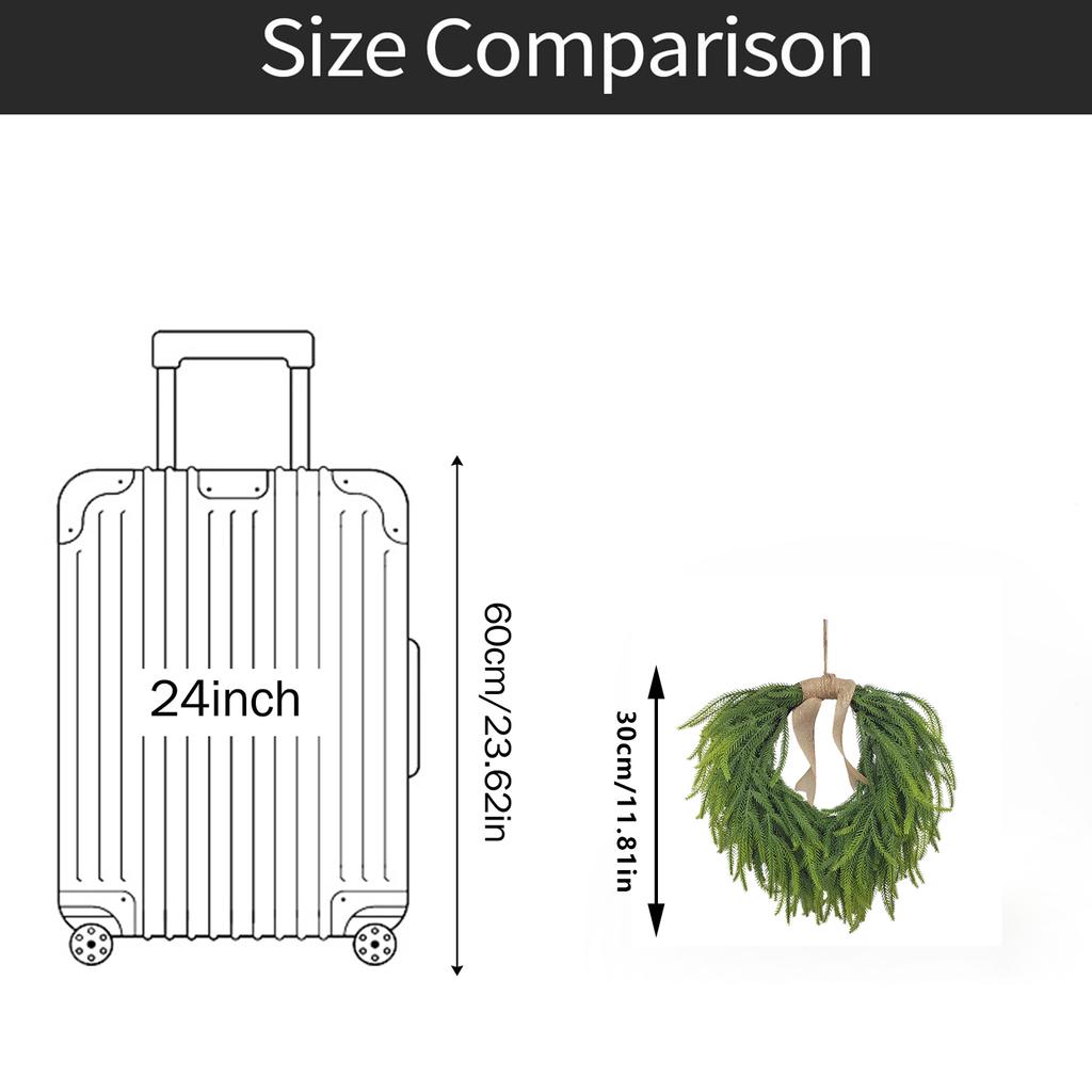 Simulation Heart-shaped Soft Rubber Ring Garland Pendant Christmas Holiday Outdoor Decoration