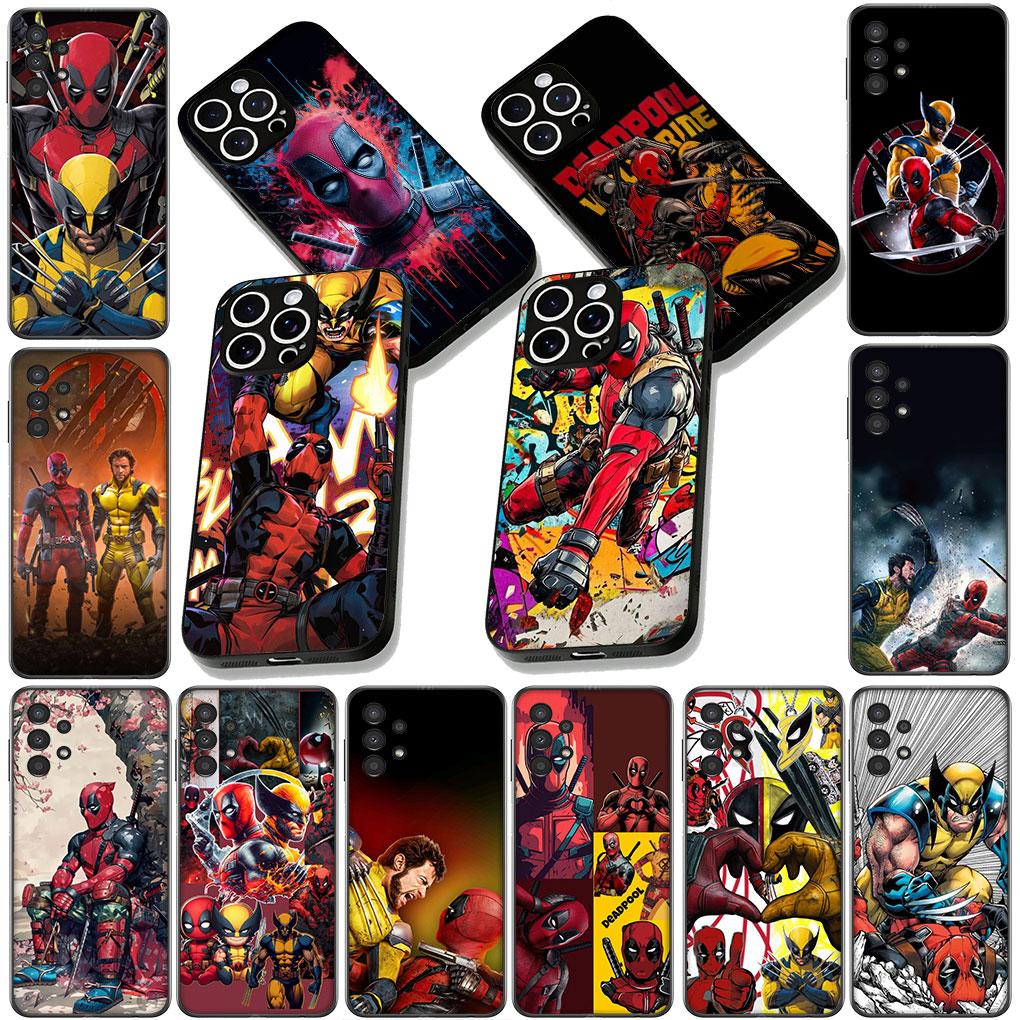 Чехол для телефона Marvel Росомаха Дэдпул для Motorola Moto Edge 70 60 Fusion NEO Pro G Stylus G56 G96 G52 G04 G05 20 Мягкий чехол