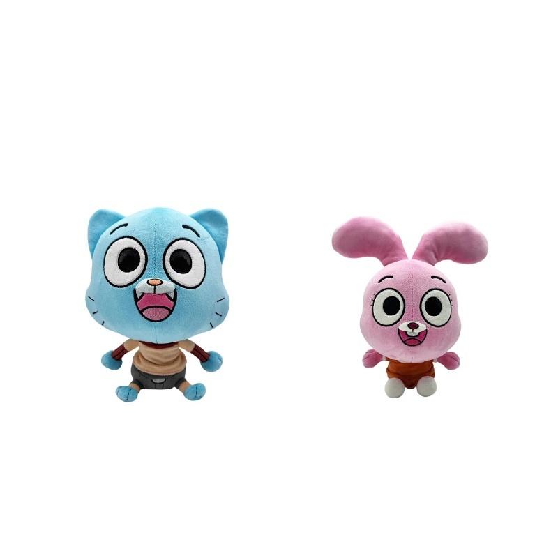 2026 World Of Gumball Plush Game Merchandise Darwin Anais Pearl Cat Stuffed Doll Creative Toy Festival Gift For Kids