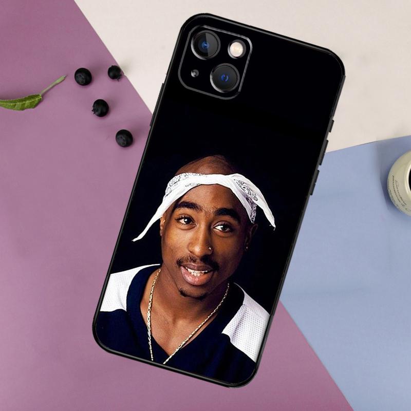 2pac tupac Crown 2 pac Case For IPhone 18 16 15 14 13 12 11 Pro Max Mini X XR XS Max 7 8 Plus 2 Bumper Cases Cover
