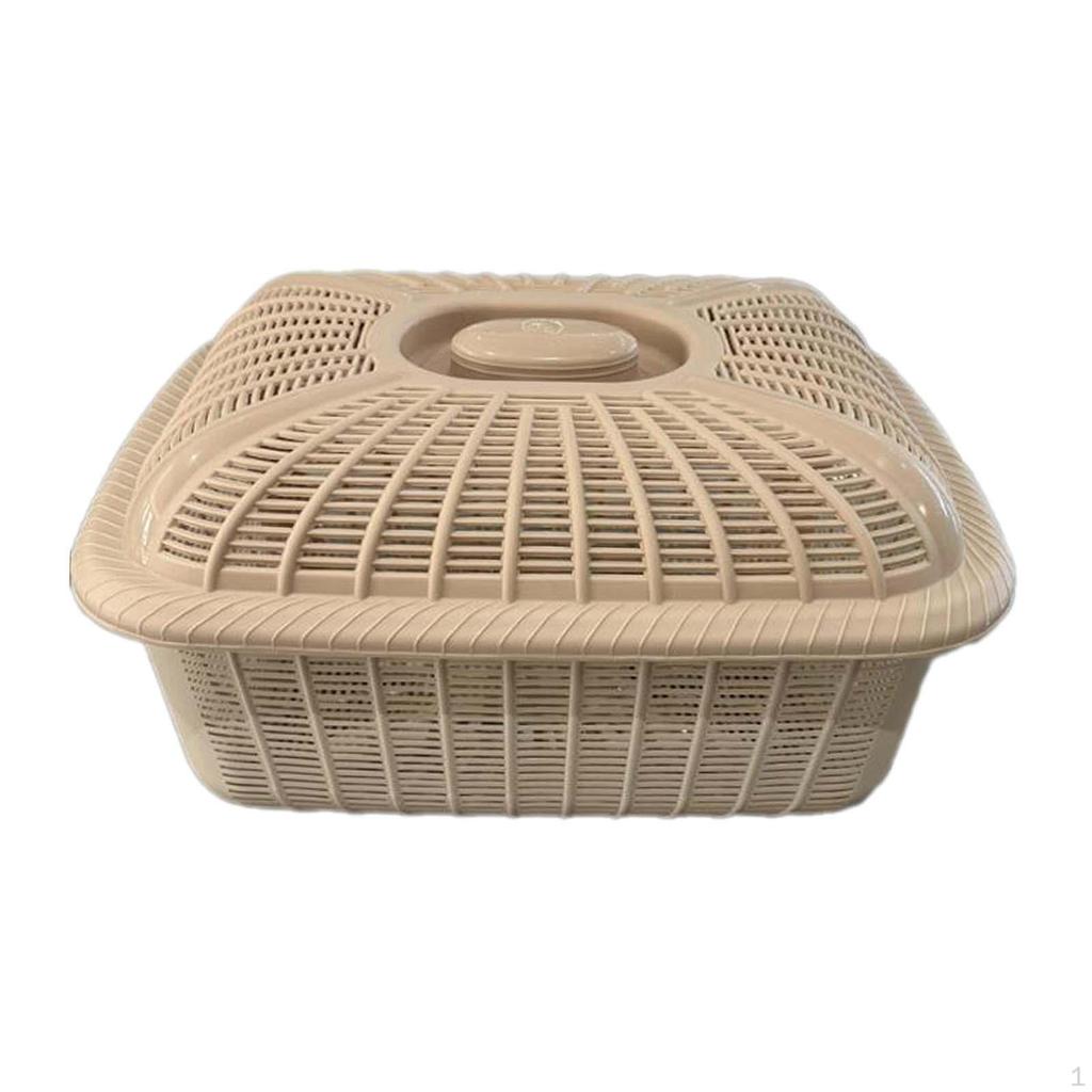 Крытая корзина с фруктами для организации и хранения на кухне