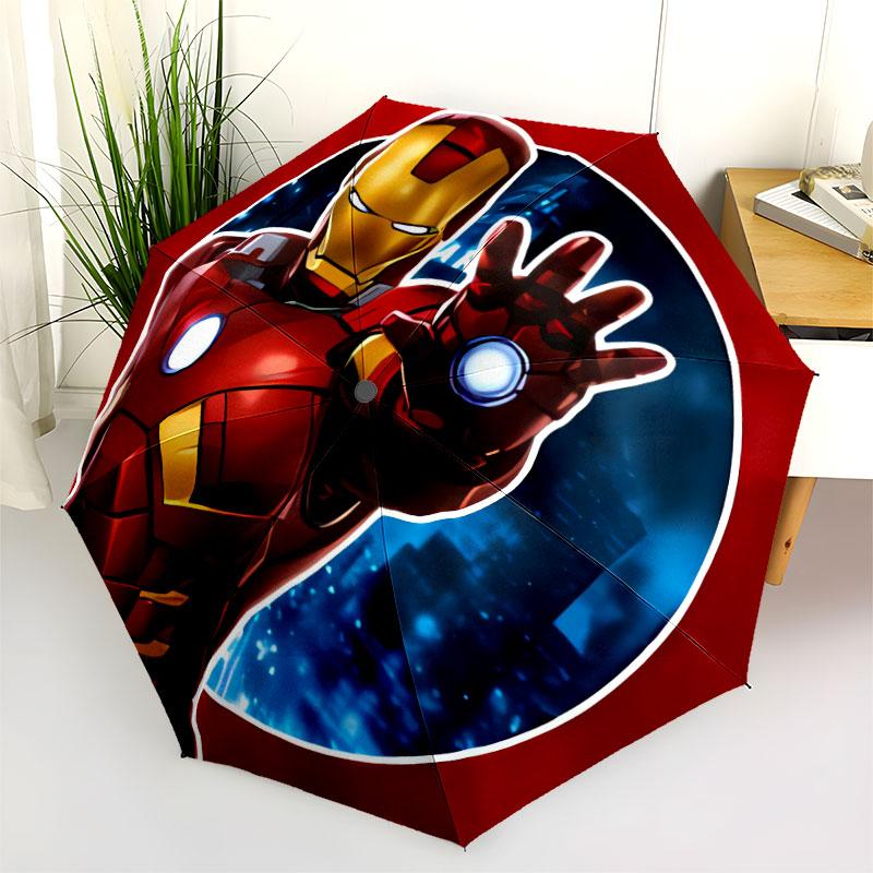 The Iron Man Sunny Day Umbrella Is A Portable, Semi-automatic Folding Umbrella, Making It The Perfect Gift Family and Friends.