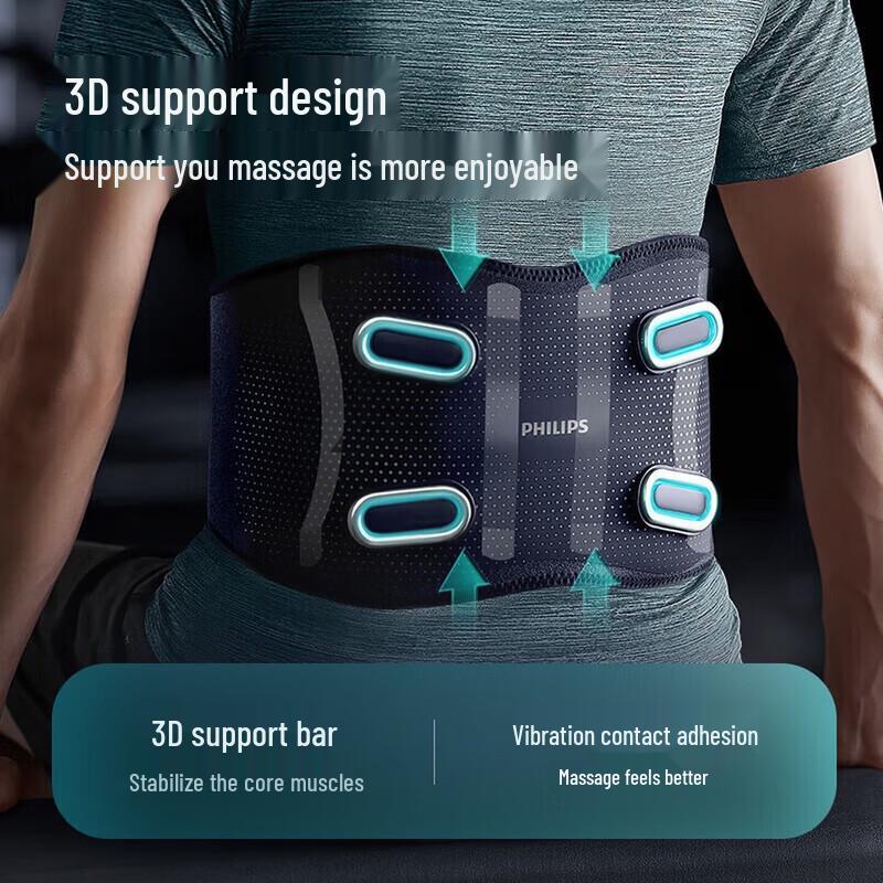 Philips Smart Waist Massager with Heat and Cold Therapy CN plug (adapter included)