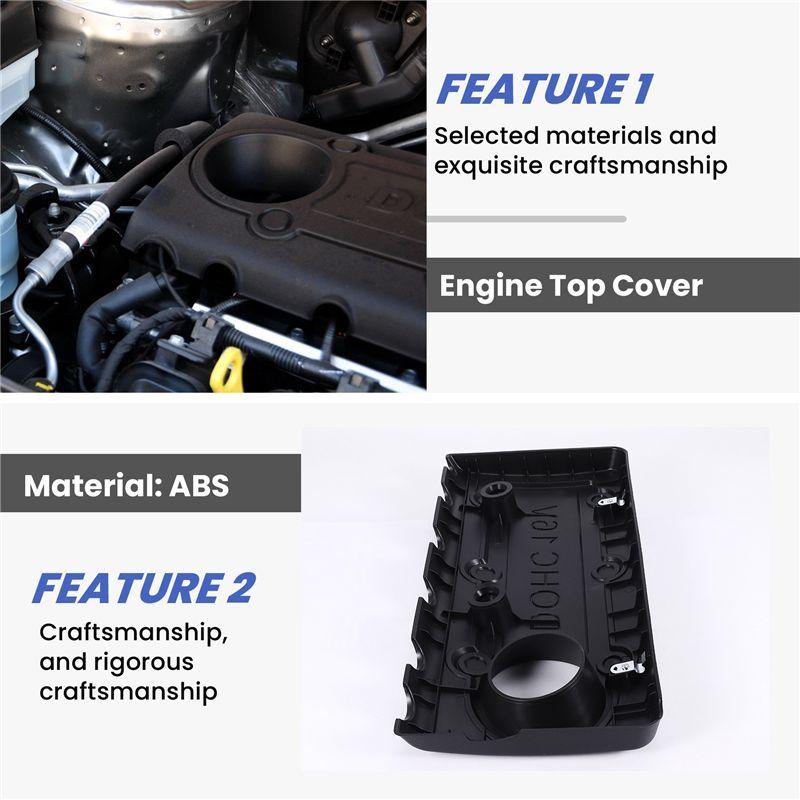 AT-Car Engine Top Cover Engine Cover For IX35 Tucson Sonata KIA SPORTAGE K5 292402G000