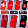 Швейцария Швейцарский флаг Чехол Для OnePlus 15 12 13 11 10 9 Pro 13R 13T 12R 10T 10R Nord CE 5 2 3 4 Lite N20 N30 Чехол