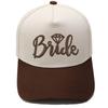 BRIDE truck driver hat letter embroidery color matching baseball cap European and American men's and women's casual retro hat