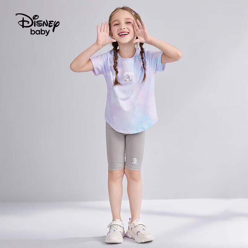 Спортивная быстросохнущая футболка из ледяного шелка для девочек Disney